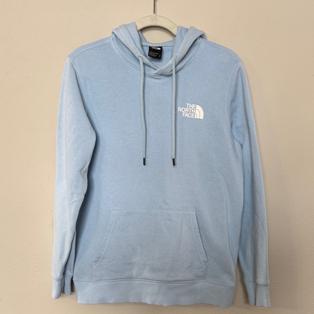 Light Blue NorthFace Hoodie